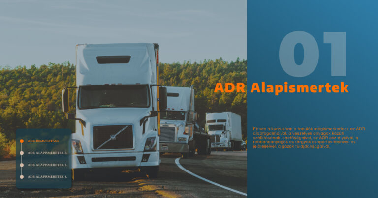 ADR Alapismeretek